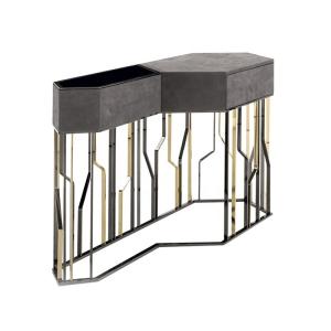 China 0.85m Shoe Cabinet Console Table With File Drawers Stainless Steel Matted on sale