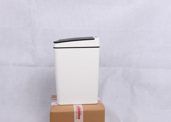 Cheap Standing Type Battery Powered Garbage Can , Rectangle 8L Hands Free Trash Can for sale