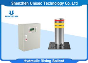 China Integrated Electro - Hydraulic Rising Security Bollards With Rising Height 600mm on sale