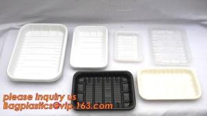 Best Corn Starch Biodegradable Plastic Meal Prep Tray, Eco-friendly bio disposable corn starch lunch trays, corn starch biode wholesale