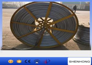 China Braided 24MM Galvanized Non Rotating Wire Rope 12 Strands 375KN Breaking Load on sale