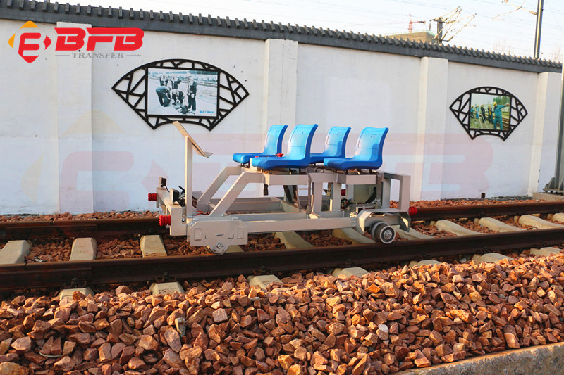 Automated Inspection Aluminium Lithium Battery Transfer Cart Rail Detect Trolley