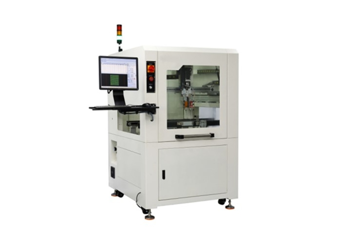3 Axis Glue Dispensing Machine Stainless Steel Machine Body Windows Operation Visual Glue Dispensing Machine HS-VD331 1
