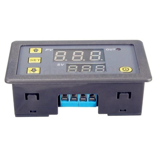 Cheap 12v Timing Delay Relay Module Thermostat Digital Led Dual Display 0-999 Hours for sale