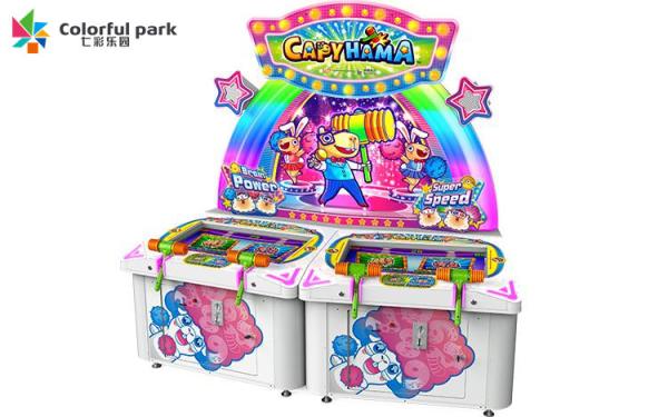 Cheap Thrilling Lottery Ticket Redemption Machine Double Playing Music Drumming Game Machine for sale
