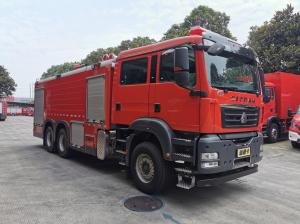 Best 10m SINOTRUK Foam Fire Truck Fire Rescue Trucks Three Axle 10×2 wholesale