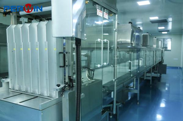 Cheap Versatile Petri Dish Filling Machine with Fluid Input Port and Stacking Unit for sale