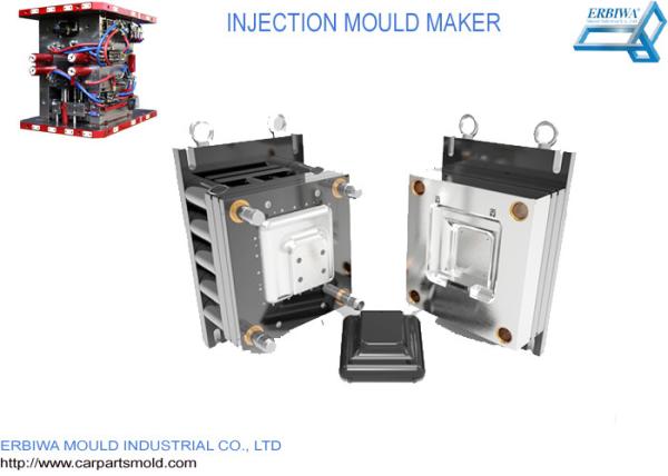 Cheap Durable Black Cover Custom Plastic Injection Mold， Easy To Installation for sale