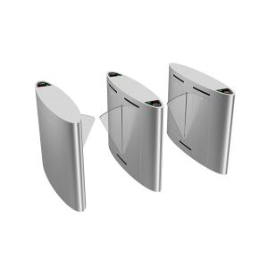 Automatic Retractable Flap Barrier Turnstile Gate With Rfid Card Access Control
