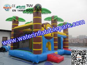 Best Trees Themed Inflatable Bouncy Castle With Slide / Monkey Moonwalk Moon Bounce Rental wholesale