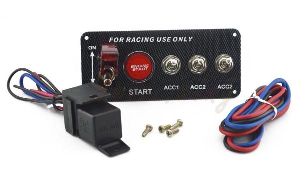 Cheap 30A Universal Racing Switch Panel For Car , Toggle Starter Switch for sale