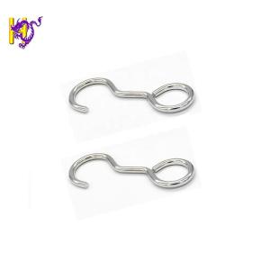 Best Custom Iron Zinc Plated S Shape Hook Clip Wireforms Carabiner Handles Spring wholesale