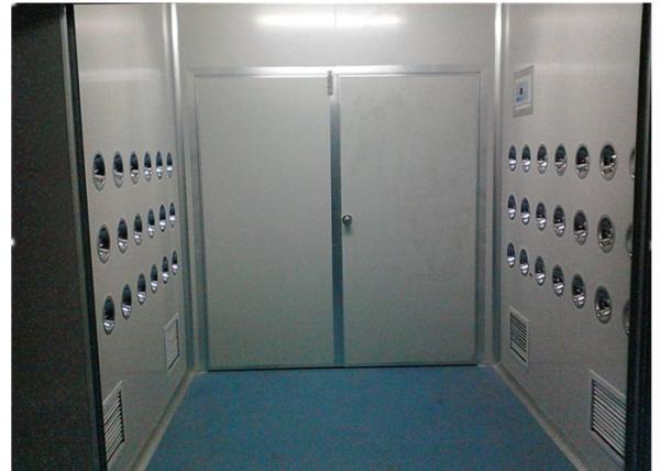 Cheap Anti-Static Class 10000 Cargo Air Shower Tunnel For Cosmetic Workshop , Sandwich Panel for sale