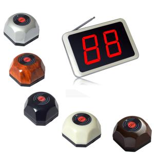 Best restaurant service wireless caller button and display receiver wholesale