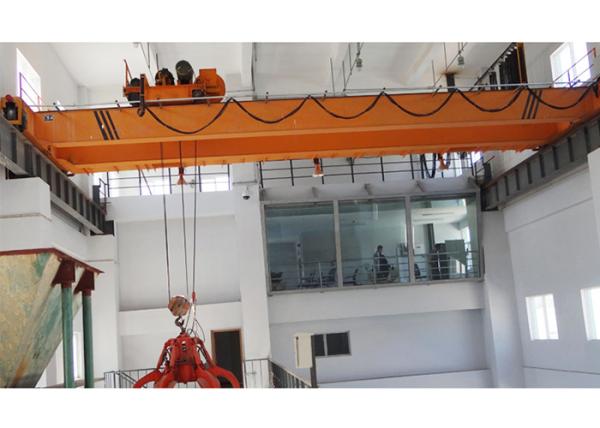 Cheap QZ Model Hydraulic Grab Bucket Double Girder Overhead Bridge Crane for sale
