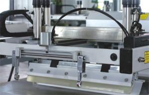 Semi - Automatic Paper / Label Silk Screen Printing Equipment 380V 3kw