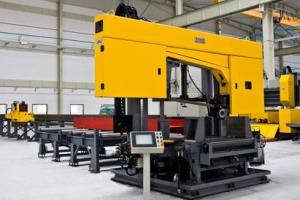 Best High Accuracy CNC H Beam Drilling Machine , CNC Rotation Angle Beam Machine Line wholesale
