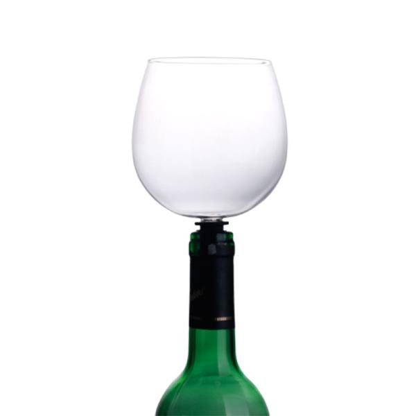 Cheap Borosilicate 16oz Wine Glass , Topper Drink Straight Wine Tasting Glasses for sale