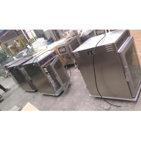 7 Trays Electric Glass Door Two Side Open Commercial Food Warmer Holding Cabinet