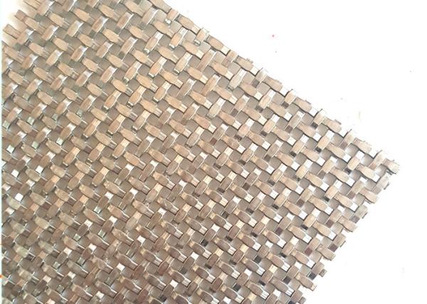 Cheap Square Hole Crimped Woven Architectural Wire Mesh For Interior Partition for sale