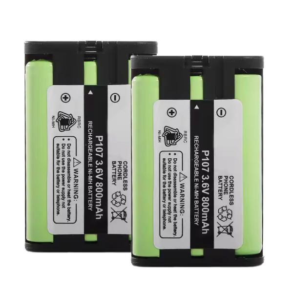 Cheap NIMH 800mAh P107 Cordless Phone Battery 3.6V Rechargeable Batteries For Cordless Phones for sale