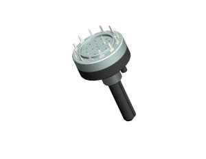 Insulated Shaft Rotary Switch 26mm Multi Way Switch For Multimedia Audio