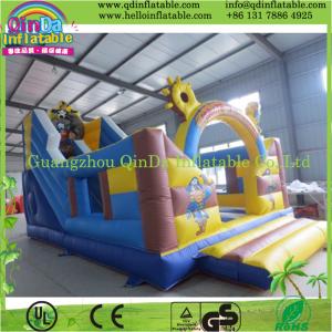 Best Inflatable Playground Large Inflatable Slide Playground Slide Bouncer Game wholesale