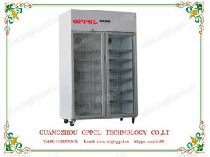 OP-711 Double Glass Door Digital Temperature Controller Pharmacy Freezer