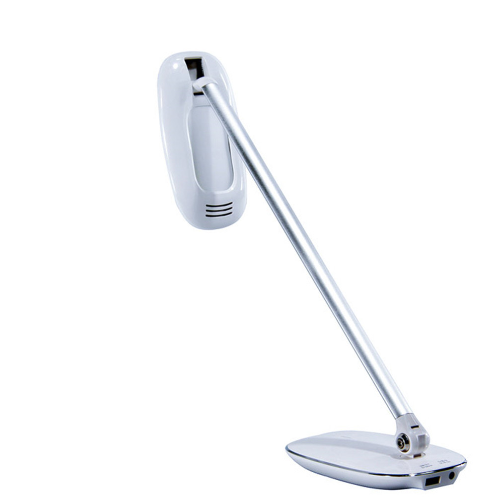 Foldable Eye Protected LED Desk Lamp with Brightness Dimmable Flicker Free 6000K and USB Output Charging Port