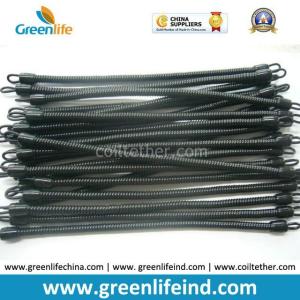 Plastic Spring Coiled Cable Small Loops Ready for Key Ring