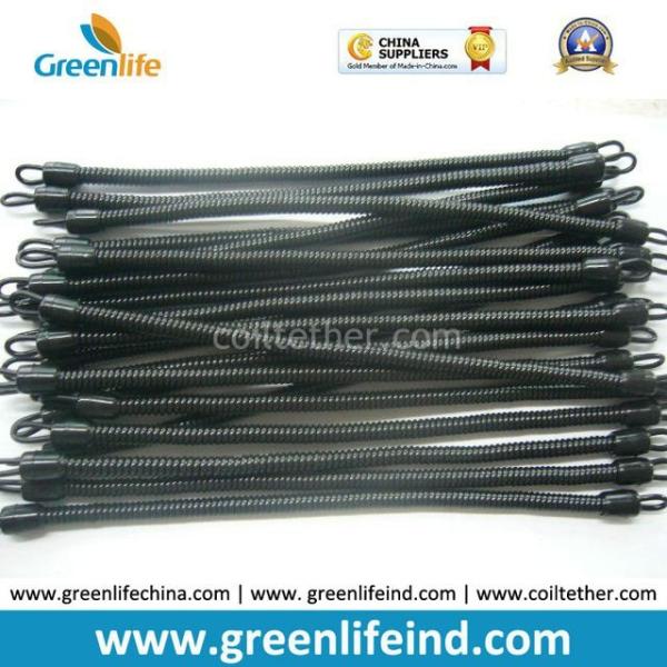 Cheap Plastic Spring Coiled Cable Small Loops Ready for Key Ring for sale