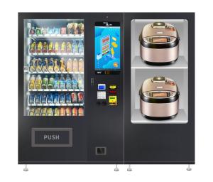 Best Lunch Box Interactive Vending Machine Double Tempered Glass Custom Language wholesale