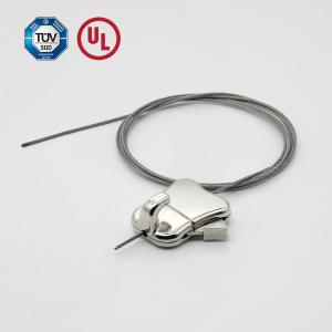China Zink Alloy Cable Gripper For Adjustable And Picture / Art Hanging Display on sale