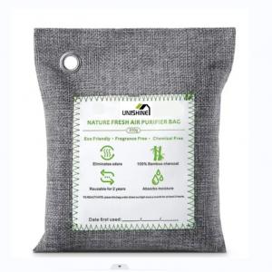Best Sustainable 200g Bamboo Charcoal Air Purifying Bags For Car And Home wholesale