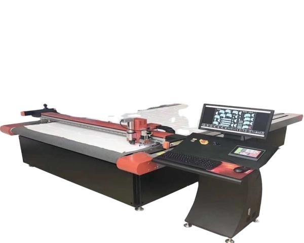 Cheap 1350 KG All-in-One CNC Digital Fabric Cutter Diecut Template Pattern and Cutting Machine for sale