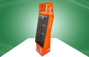 Best Heavy Duty Cardboard Free Standing Display Units , Stable Carton Display Stands For Tools wholesale