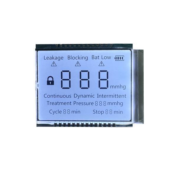 Cheap Monochrome  White Segment HTN Positive LCD Screen Display 3.3V 27PIN for sale