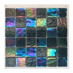 Best Glitter Glass Mosaic Tiles for Swimming Pools Modern Design Style 12 Pieces wholesale
