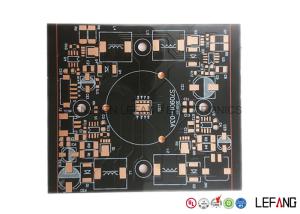 1 Layer / Double Layer Round PCB Board , Led Lights Copper Circuit Board