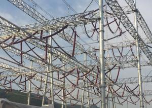 Best 230KV Power Transmission Substation Structure High Strength Easy To Install wholesale