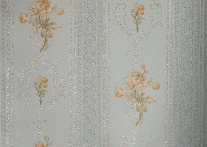 Flowers Design Low Price Wallpaperwall For Home Decoration , Embossed Surface