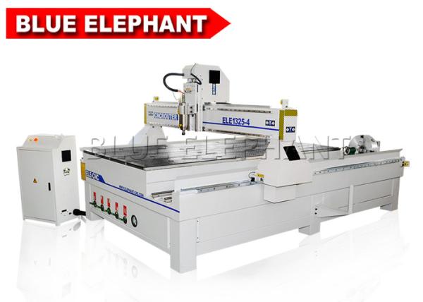 Cheap 2018 New Blue Elephant 4 Axis Cnc Router 3d Wood Woodworking Cutting Machine for Sale for sale