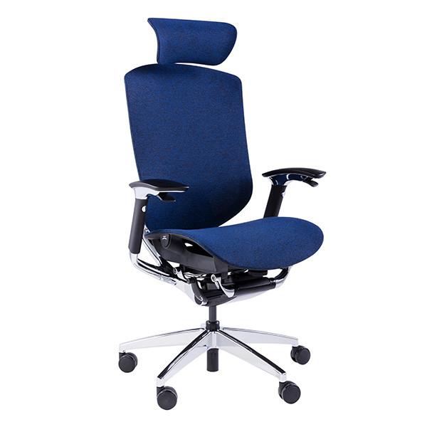 Cheap Blue Wintex Mesh High Back Swivel Chairs Height Adjustable Mesh Fabric Chair for sale