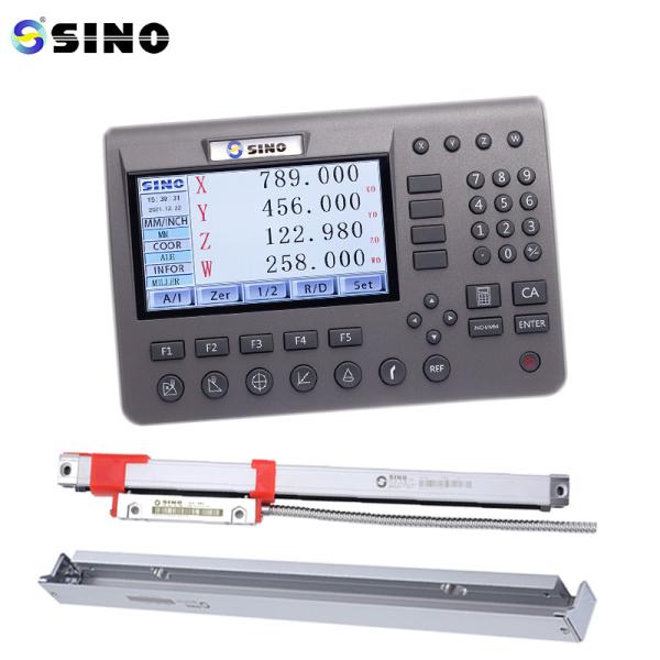 Cheap SDS200 DRO SINO 4-Axis Digital Readout System With Metal LCD And Linear Encoder Kit For Milling Machines for sale