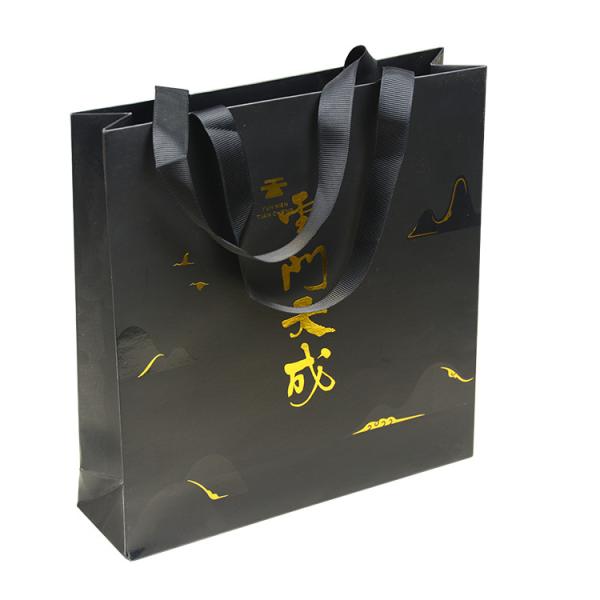 Cheap 40cm Fabric C1S Paper Bag Printing Laminated Spot UV Finishing for sale