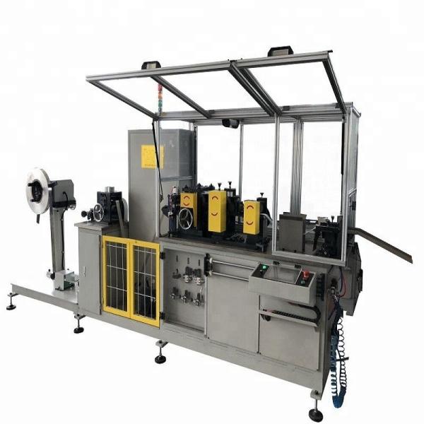 Cheap Automatic Radiator Wavy Fin Making Machine PLC / Inverter / AC Servo Control for sale