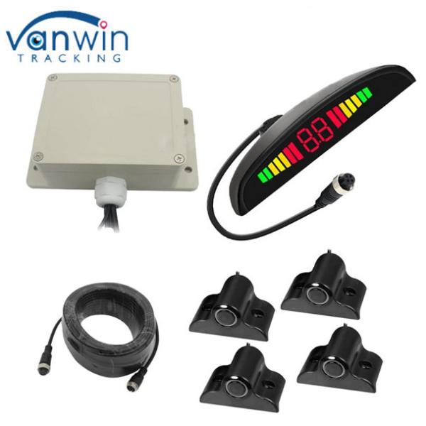 Cheap 12V-24V Vehicles Reverse Backup Radar System with LED Display Front/Rear Parking Sensors for sale