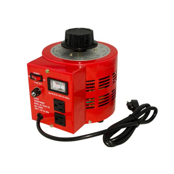 Cheap Single Phase TDGC2-2K Variac Variable Transformer With Energy Meter for sale