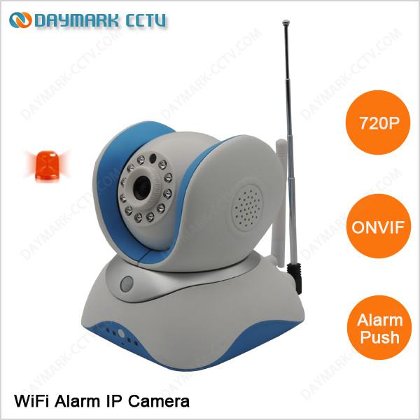 Cheap Alarm push notification 720p WIFI pir sensor ip camera home alarm system for sale