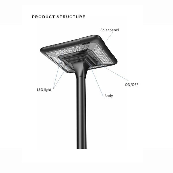 Cheap Solar Street Light Pillar LED Pole Posts Garden Lamp New Solar Lighting System for sale